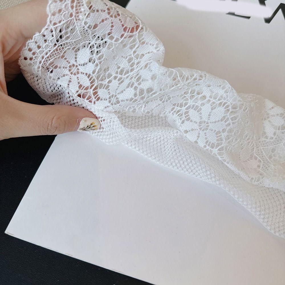 Anti-UV Sunscreen Sleeve UV Insulation Cycling Gloves Cute Lace Ice Silk Sleeves  Driving