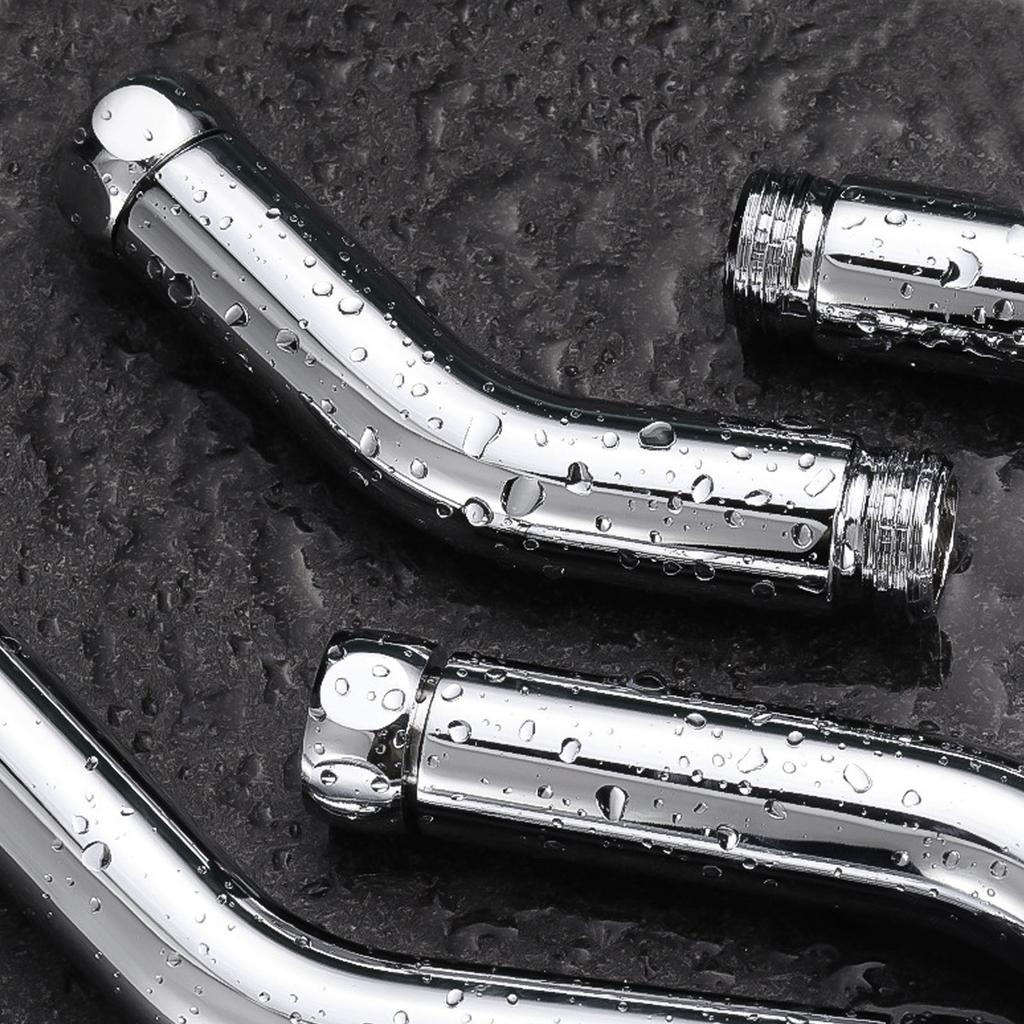 Practical 135 Degree Shower Hose Connectors Set of 3 for Enhances Sprayer Ranges and Leak Prevention Easy Installion