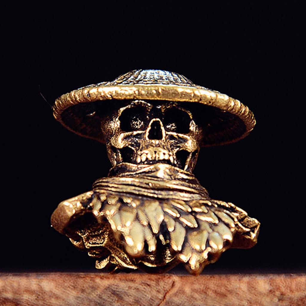 Brass EDC Lanyard Charm Keychain Accessory For Outdoor Enthusiasts And Fashionable Daily Carry Essentials