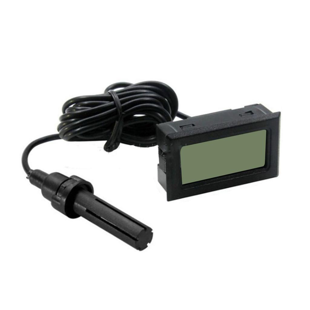 Cyfrowy Higrometr Termometr LCD Typ Wbudowany Elektroniczny Miernik Temperatury i Wilgotności z