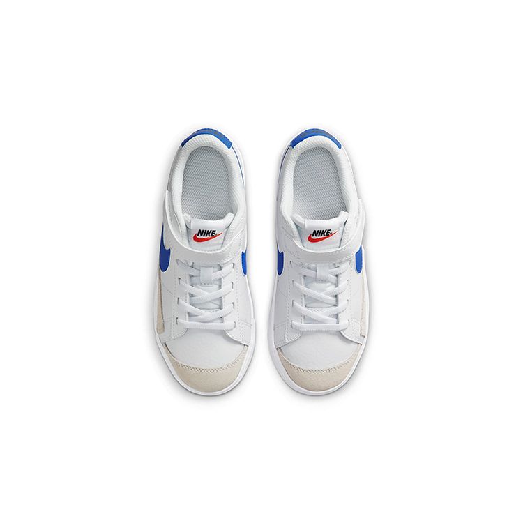 Nike Blazer Low 77 PS White Hyper Royal Kids Sneakers DA4075-104