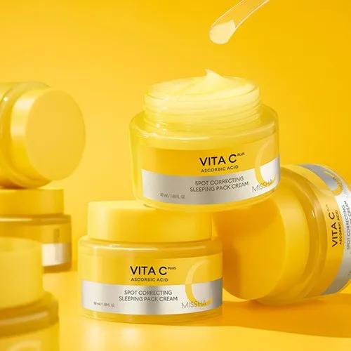 [MISHA] VITA C Plus Sleeping Pack Cream