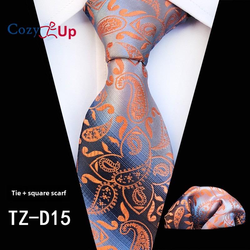 Cozy Up Fashion Paisley Multi-Colour Men's Tie Square Towel Set