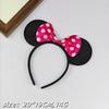Lovely Ears Kids Mickey Headbands Hair Party Sequin Birthday Accessories Minnie Hairbands Bows Girls Headband