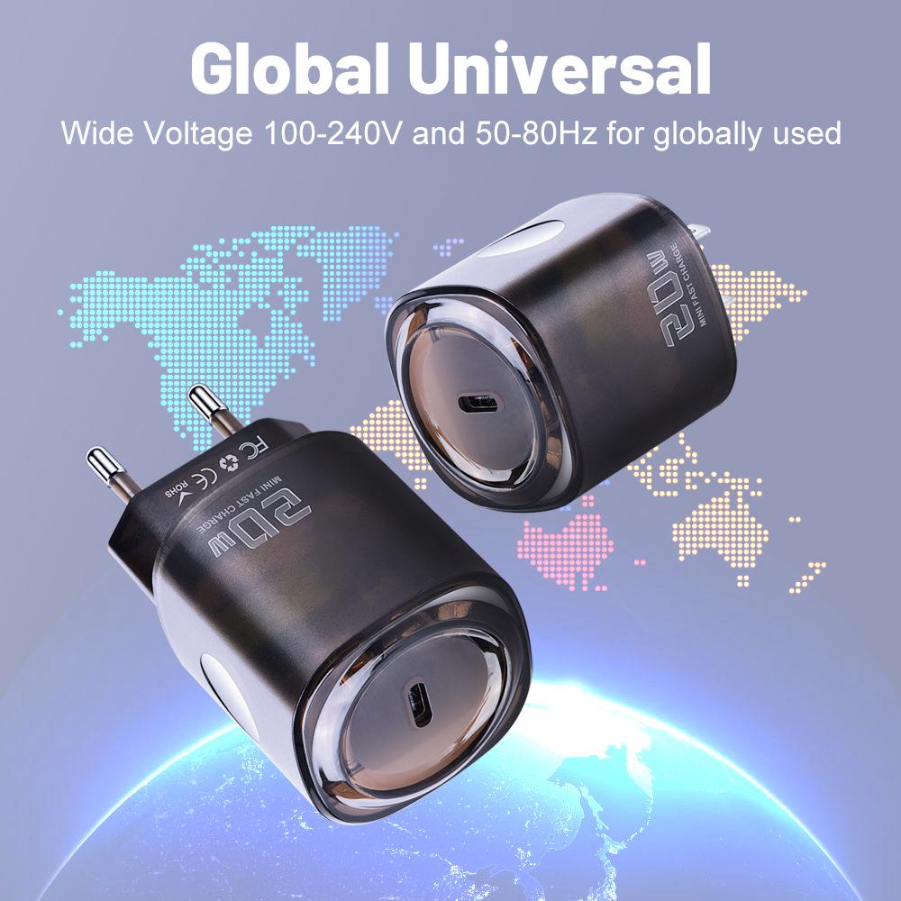 20W Single Port PD Fast Phone Charger - US/EU Standard