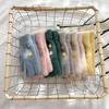 7-12 Year Old Children Button Five Fingers Warm Korean Version Smiley Face Baby Wool Boys and Girls Students Cold-proof Knitted Gloves