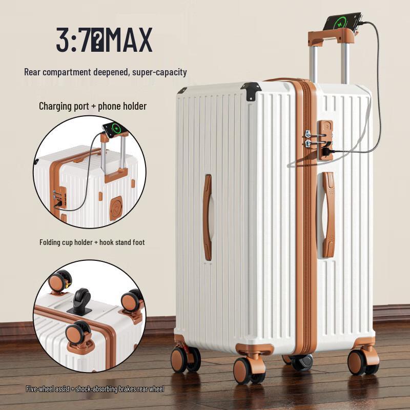 KuaiChi Durable Deep Compartment Luggage