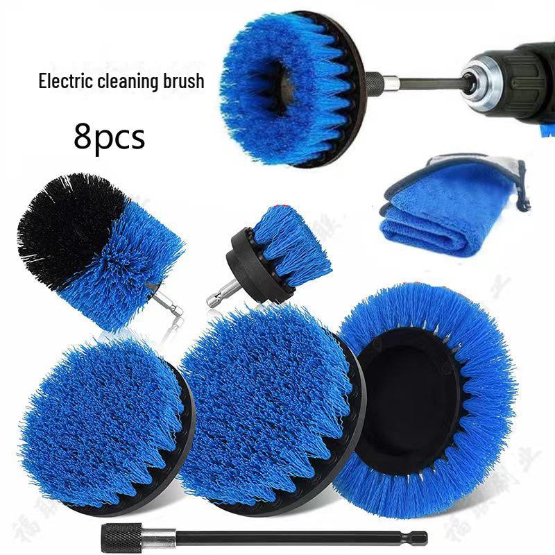 Brosse de nettoyage électrique multifonctionnelle: Perceuse-visseuse pour le polissage du carrelage, de la salle de bain et de la voiture