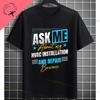 Funny Hvac Technician Hourly Rate Joke Graphic Tshirt Shortsleeve 100 Cotton Casual Humor Style Tshirt Outdoor Clothing