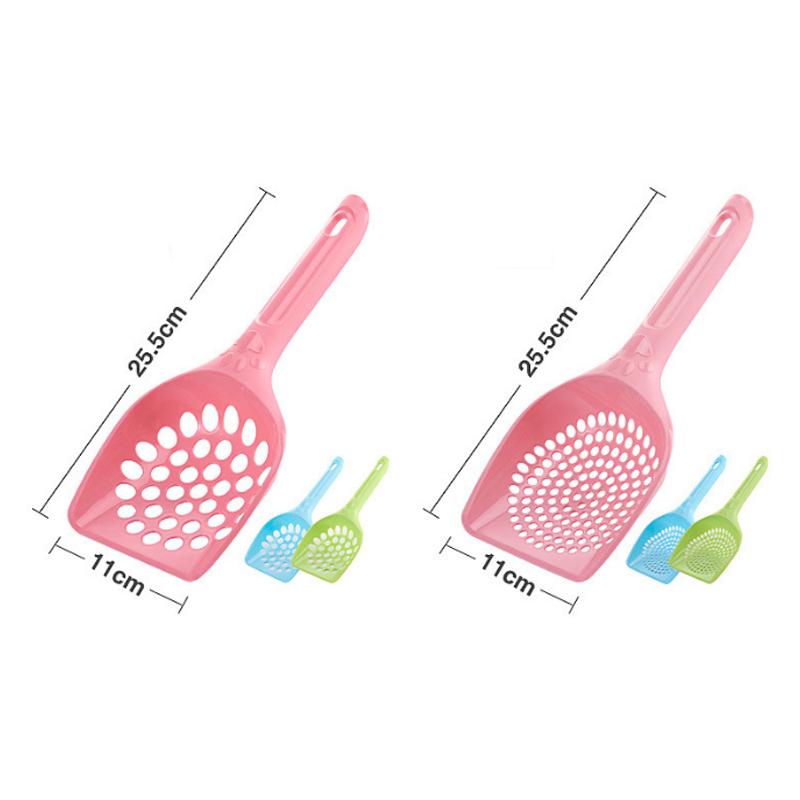 

Товары для домашних животных Пластиковая лопата для песка для кошачьих фекалий Большая утолщенная лопата для кошек Легко чистится Прочная без запаха Аксессуары для домашних животных Large Hole разноцветный