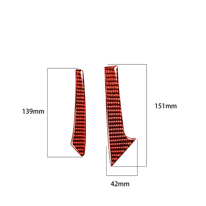 Real Carbon Fiber Getriebe Shift Griff Innen Aufkleber Trim Auto Innen Zubehör Für Chevrolet Corvette C7 2014-