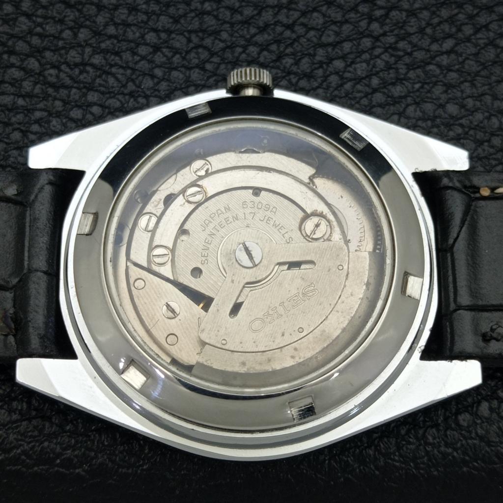 AUTOMATIC SEIKO 5 JAPAN MENS 6309A REFURBISHED GREEN COLOR DIAL WATCH a440310-4 Sk-a440310