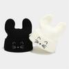 Fashion Knitted Hip Hop Skull Hat Unisex Headwear with Delicate Embroidered Cats for Trending Appeal