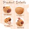 2 Pcs Animal Slap Bracelets Stuffed Animal Capybara Huggers Slap Bracelets 8.5'' Capybara Plush Toy Wrist Stuffed Animal Slap Band for Kids Birthday