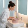 Bacinella Pieghevole in Silicone per il Viso Lavabo Morbido Raffreddante per il Rassodamento della Pelle