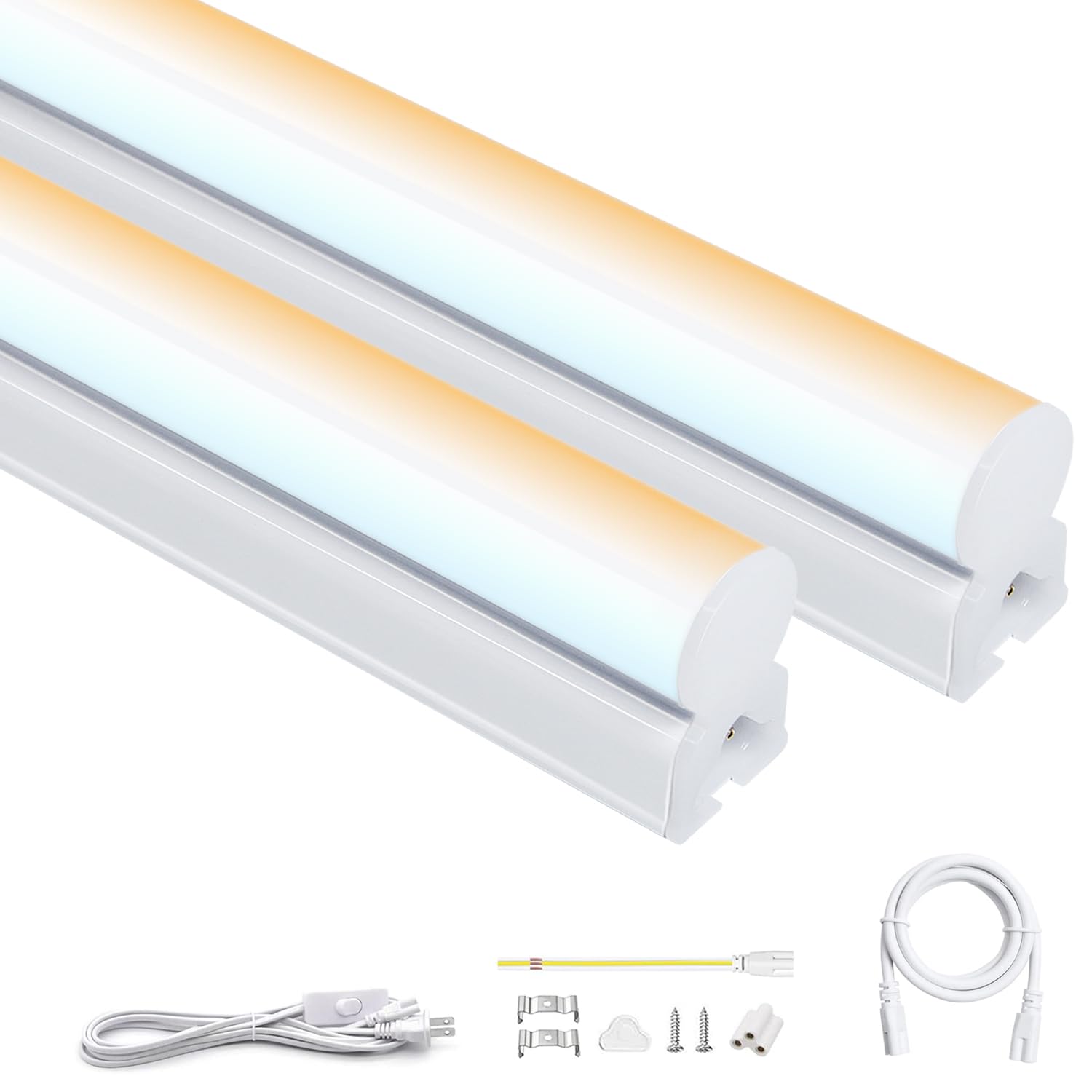 

Alewell Self-Developed LED Fluorescent Light with Memory Function, 3-Level Color Temperature, Integrated 40W Fluorescent Lamp, 2600lm, 14W, 120cm,