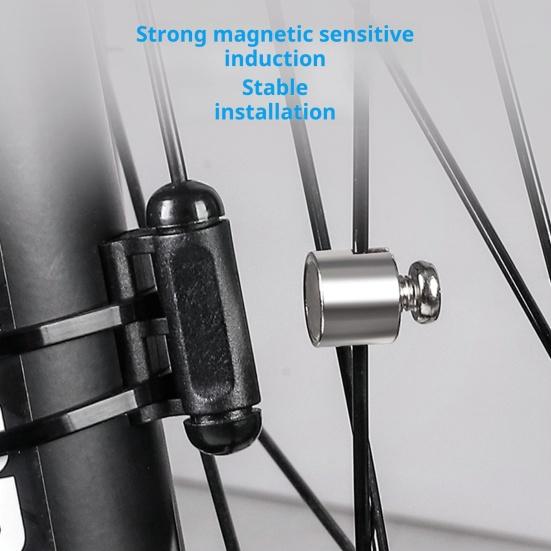 2 Stück Fahrrad-Tachometer-Magnet, Universal, für Mountainbike, Rennrad, Computer, Geschwindigkeitssensor, Speichenmagnet, Fahrrad-Kilometerzähler, Radmagnet, Fahrrad-Ersatzteile
