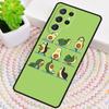 Lovely Avocado Silicone Phone Case For Samsung Galaxy Note 10 Pro S26 S25 S24 S23 S22 S21 Plus S25Ultra Capa Cover