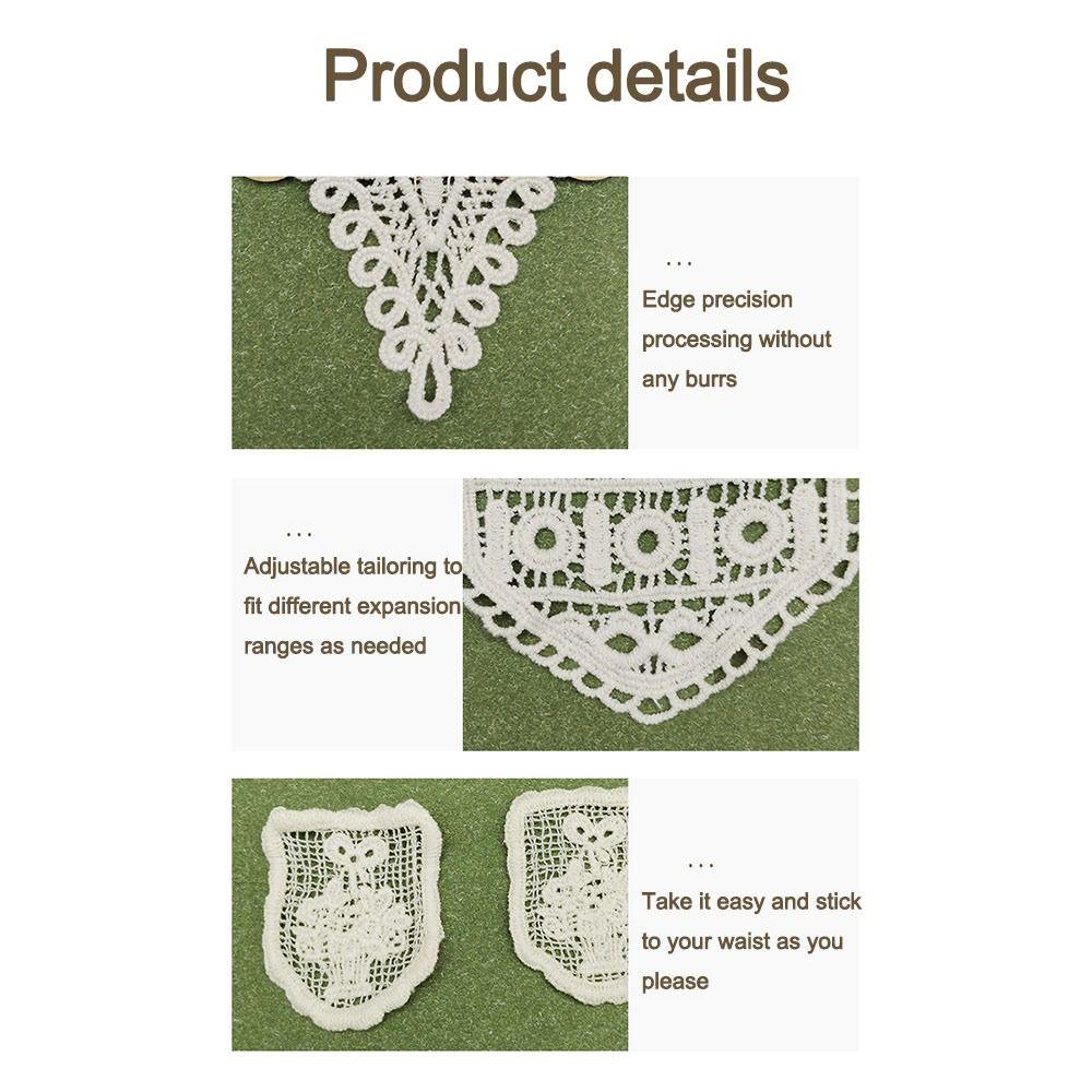 4Pcs Adjustment Waist Expanders Maternity Waistband Extension Patch  for Jeans Pants Trousers