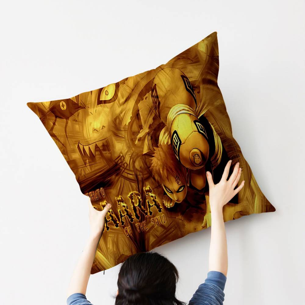 Anime G-Gaara Pillow Gift Home Office Decoration Bedroom Sofa Car Cushion Cover case 45x45