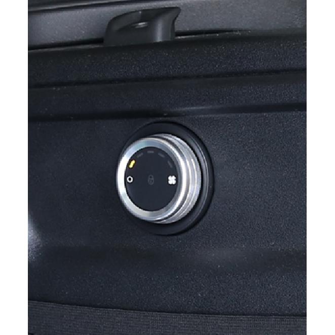 2020-23 Switch Adjust Knob Ring For Land Rover Defender Silver Aluminum