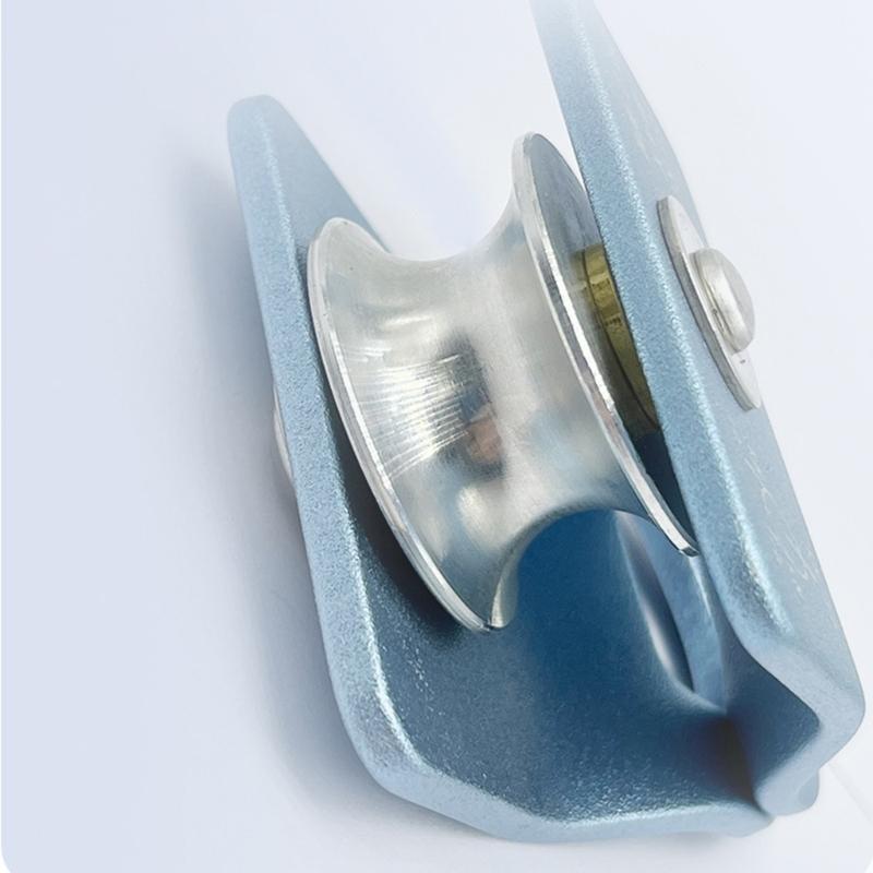 Practical Aluminum Descendings Device for Technical Climbing Gear and Safety Equipment Support 2000kg Statics Load