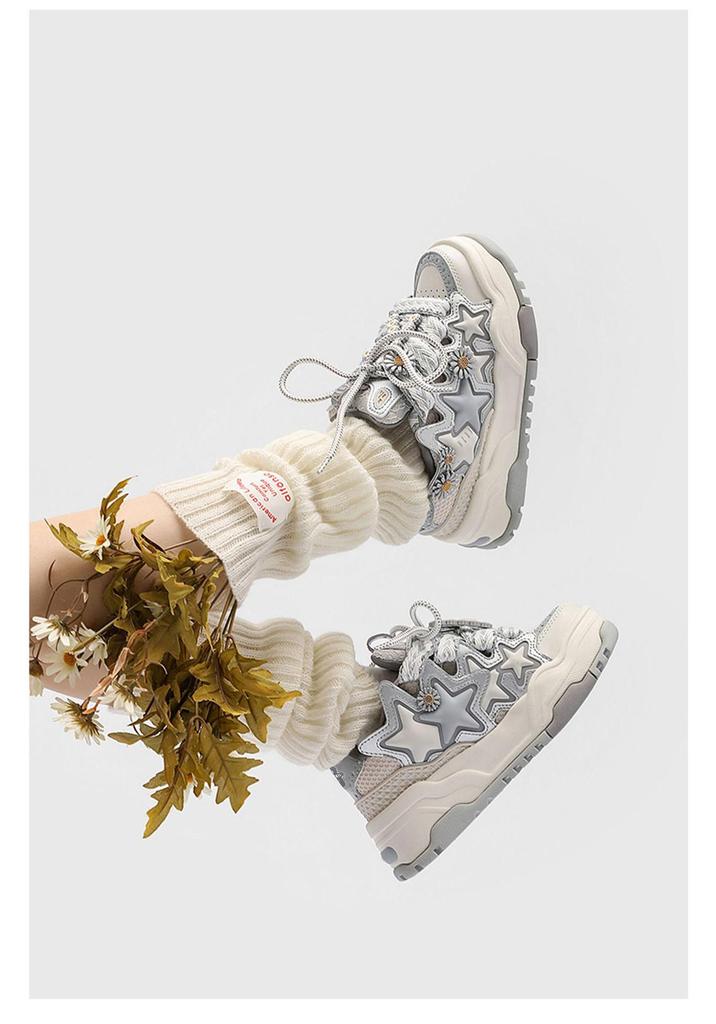 Daisy Series 2025 Height-Boosting Shoes: Trendy Thick-Soled Sneakers for Men & Women