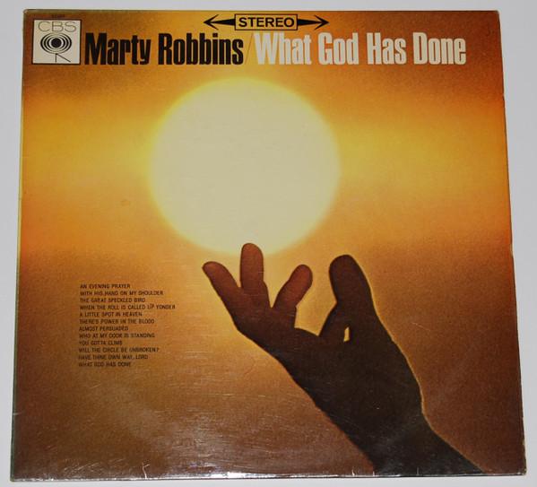 

LP Record MARTY ROBBINS - What God Has Done SBPG62689 CBS 1965 UK Folk Used