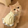 Polka Dot Puppy Cat Slip Dress Breathable Cat Sleeveless Dress Corgi Teddy Clothes  Pet Supplies