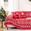 Chenille Sofa Slipcover,Christmas Pattern Sofa Cover, Couch Cover Furniture Protector for Bedroom Office Living Room Home Decor