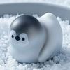 2 Pcs Miniature Penguin Figurines, Cute Tiny Resin Penguin Figures, Mini Arctic Animals Cake Topper for Fairy Garden, Micro Landscape, DIY Crafts