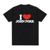 Summer John Pork Is Calling Funny Answer T Shirt Fashion For Fan Vintage Washed Unisex Comfortable Stretched Versatile Tops