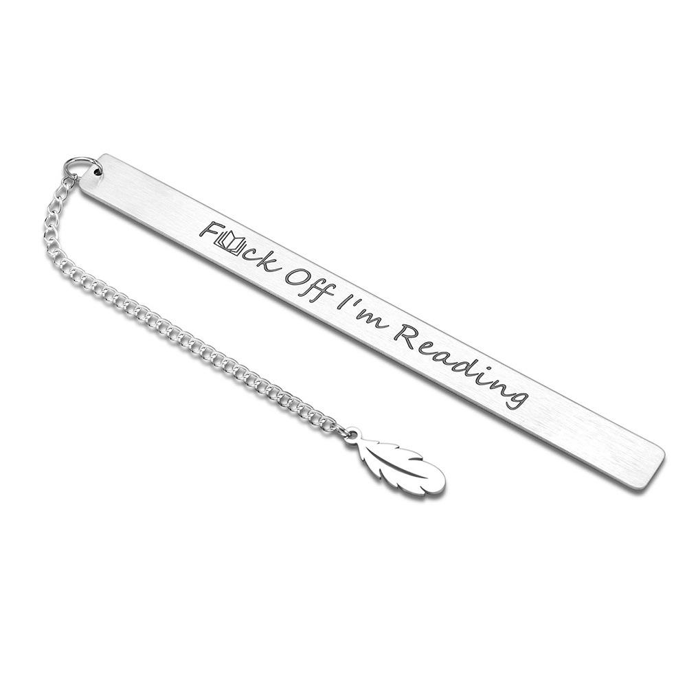 Vintage Metal Bookmark Inspirational Message Engraved Bookmark Gift One Size