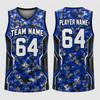 Basketball Jersey Summer  3D Printed Sports Vest Loose Quick Dry Team Uniforms