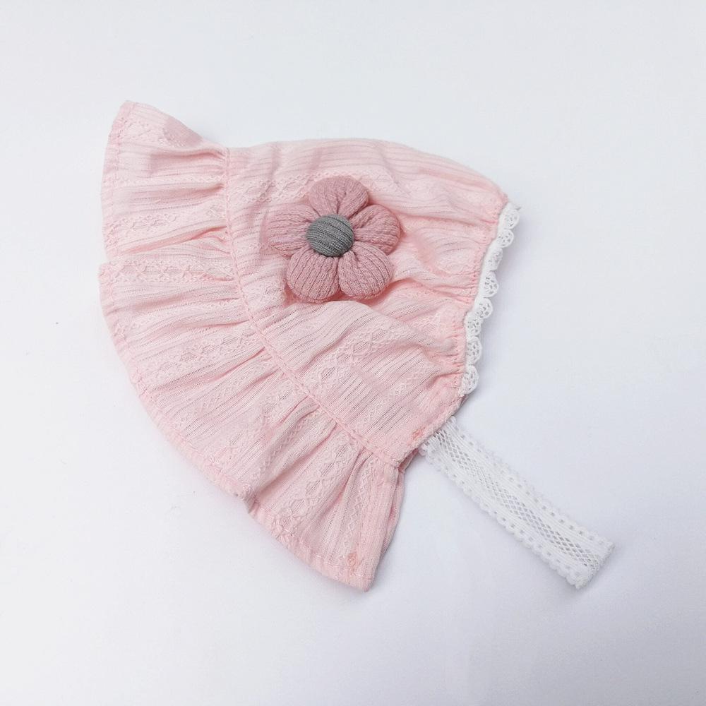 

Summer Infant Fontanel Hat - Lightweight Newborn Girl Cap with Five-Petal Open Top Design 2-24 months