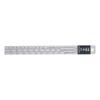 Standard Paint Ruler Paint Mixing Tool Ruler Paint Tool Black/R-ed Suitable for Cars Steel Ruler Paint Tool