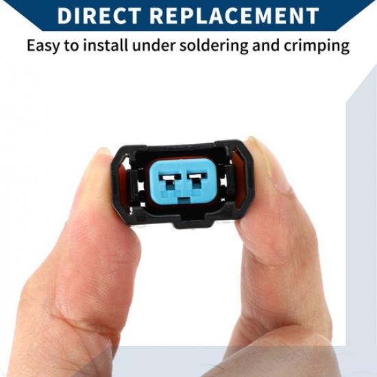 2 Pin Fuel Injector Plug Female Wire Terminal Connector 1set  for Honda