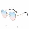 Love Heart Gradient Sunglasses For Women Uv400 Sun Protection Fashion Accessory