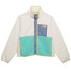 Women's Superdry Fleece Jacket with Color Blocks (W5012074A) White