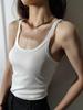 Sexy Tank Top Halter Crop Tops Women Summer Camis Solid Color Camisole Fashion Casual Tube Female Sleeveless Cropped Vest