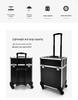 Large Universal Makeup Case with Wheels - Professional Storage for Beauty, Hairdressing, Nail Art, and Tattoo Supplies