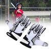 Kids Football Gloves Anti Slip Silicone Breathable Soft Elastic Adjustable Wrist White Youth Wide Re