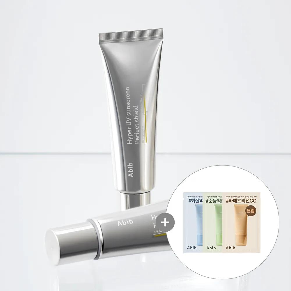

[1+1/Powerful Protection] Hyper UV Sun Cream Perfect Shield 50ml (+3 Trial Samples Included)