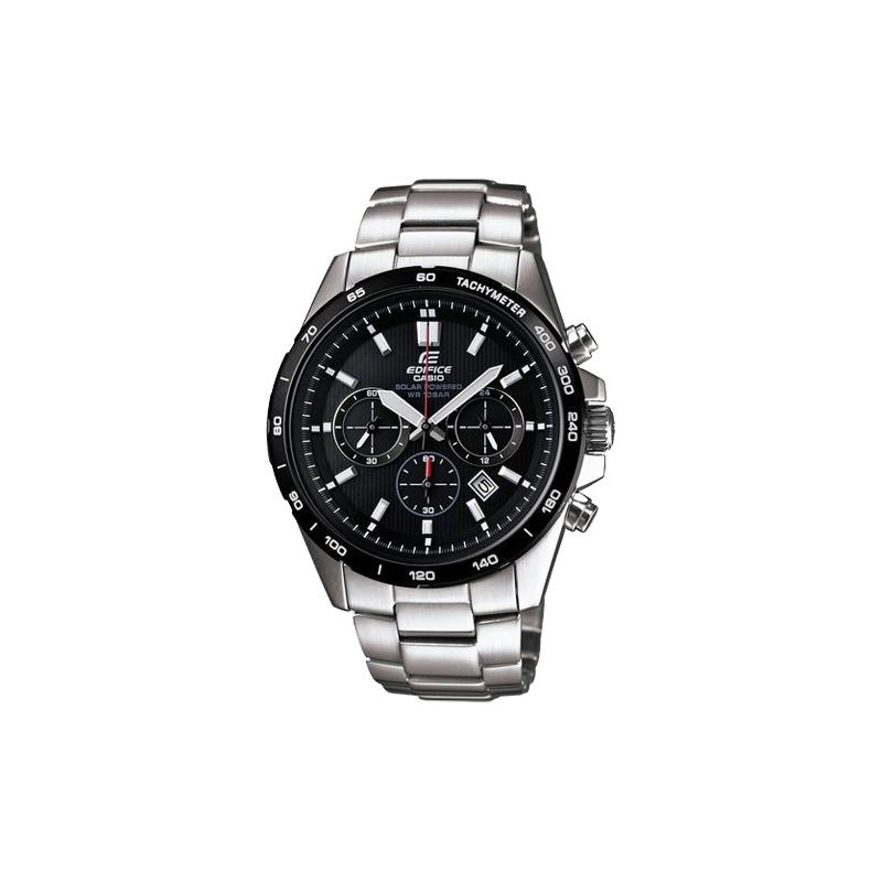 Casio EDIFICE Series Solar Watch Metallic Silver Strap Men s Watch Solar Quartz Movement Stainless Steel Strap Japanese and Korean EFR-518SBBJ-1AJF серебряный