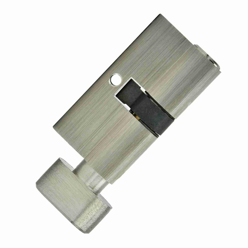 Cilindru de blocare cu deschidere unică din cupru, cilindru de blocare pentru ușă de dormitor cu chei(L=60mm(30/30))