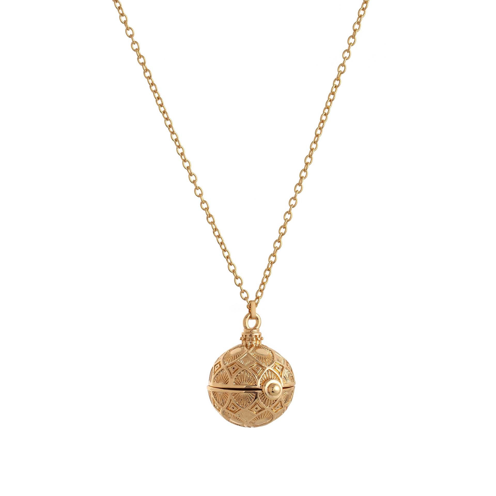 

Vintage Four-Leaf Clover Love Frog Open And Close Round Pendant Necklace Round Gift Pendant Fashion Jewelry