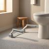Toilet Safety Grab Bar No-Tools-Needed Bathroom Aid Sturdy for Seniors, Disabled