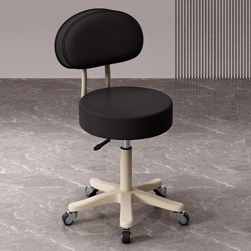 Beauty Salon Swivel Stool: Hairdresser, Nail Technician, Makeup Artist, Barber Wheeled Chair