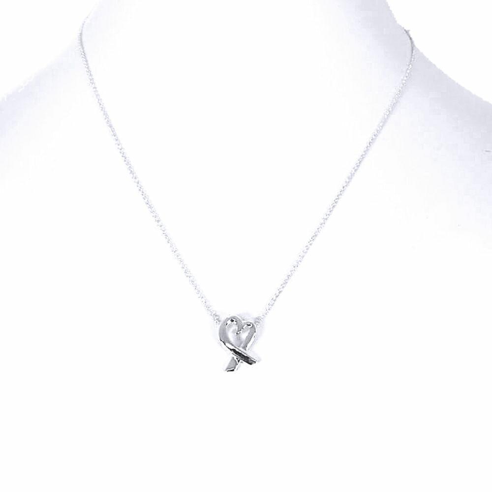 

[Used] TIFFANY 925 Loving Heart Pendant/Necklace/g539-25