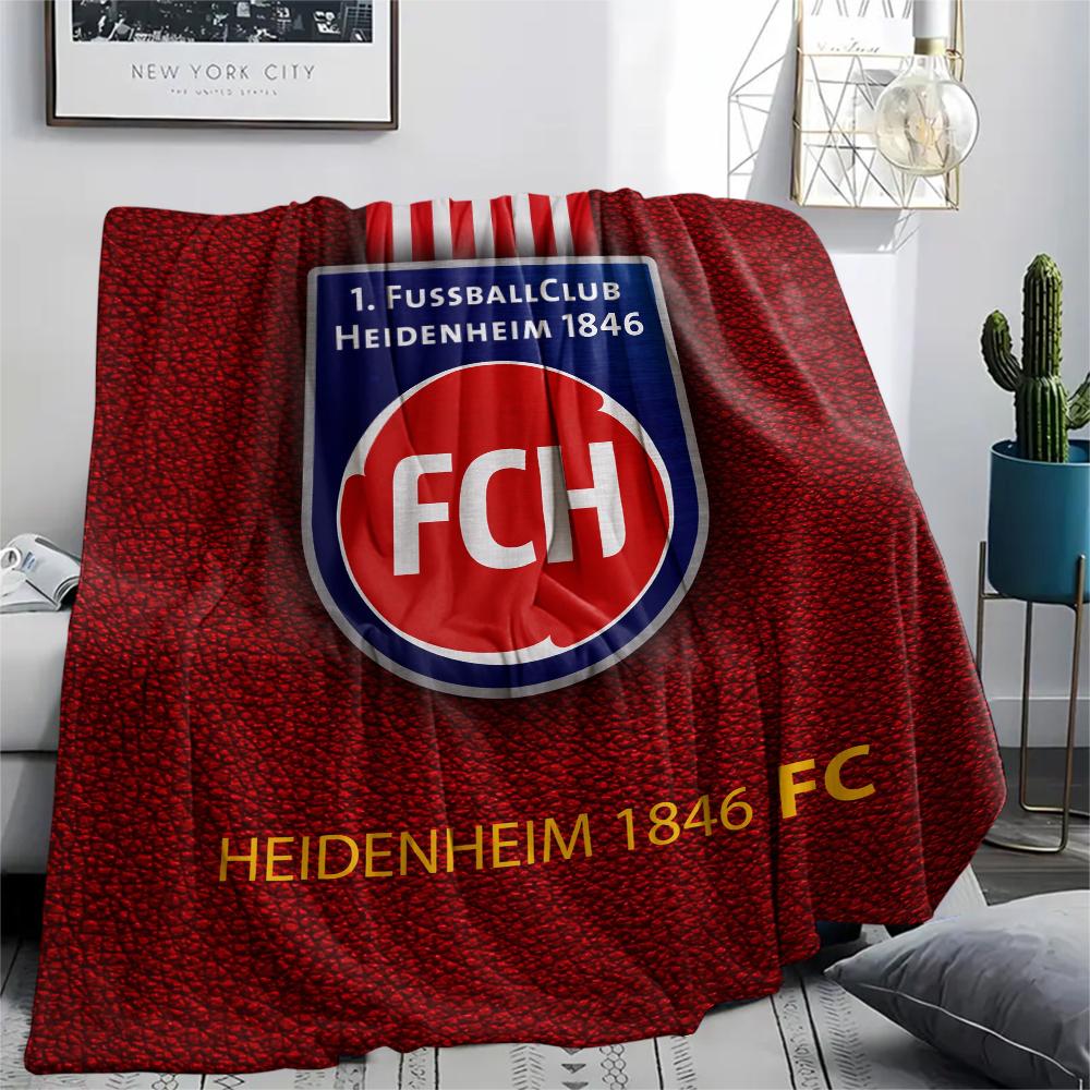

FC Heidenheim,pattern Flannel Blanket, High quality Comfortable for All Seasons, Home Decor, Warmth and Comfort, Perfect for Gifts. 80cm x 120cm
